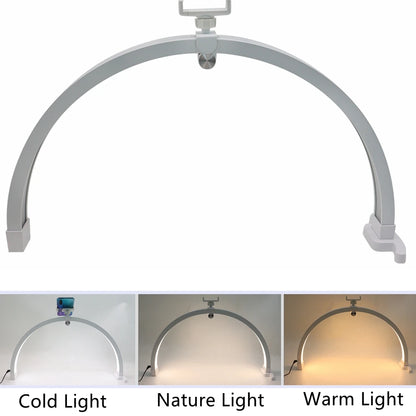 Lampe de table à ongles demi-lune 56 cm pliable LED Crescent manucure lampe de bureau Arch Beauty Salon Fill Lighting