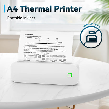 InkFreeGo – Wireless Portable A4 Thermal Printer