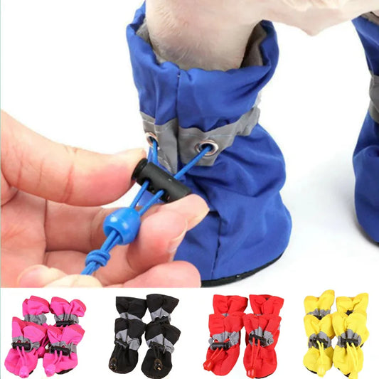 PawGuard Rain Booties – Waterproof Shoes for Small Pets