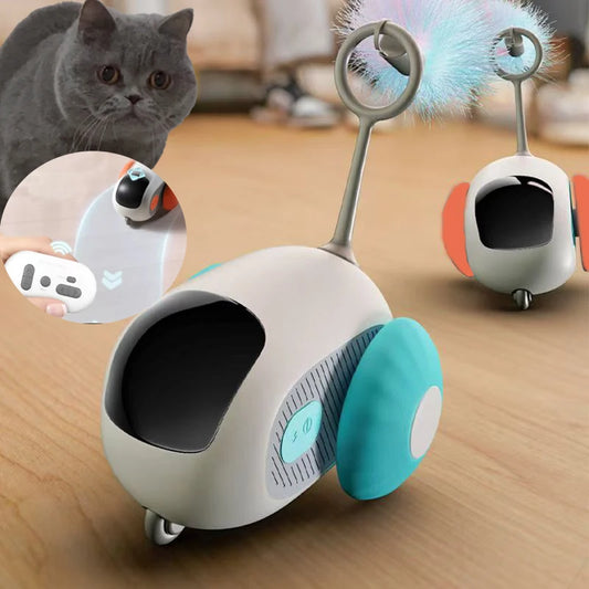 PawChase Electric Pet Racer - Smart Remote Control Toy for Cats & Puppies