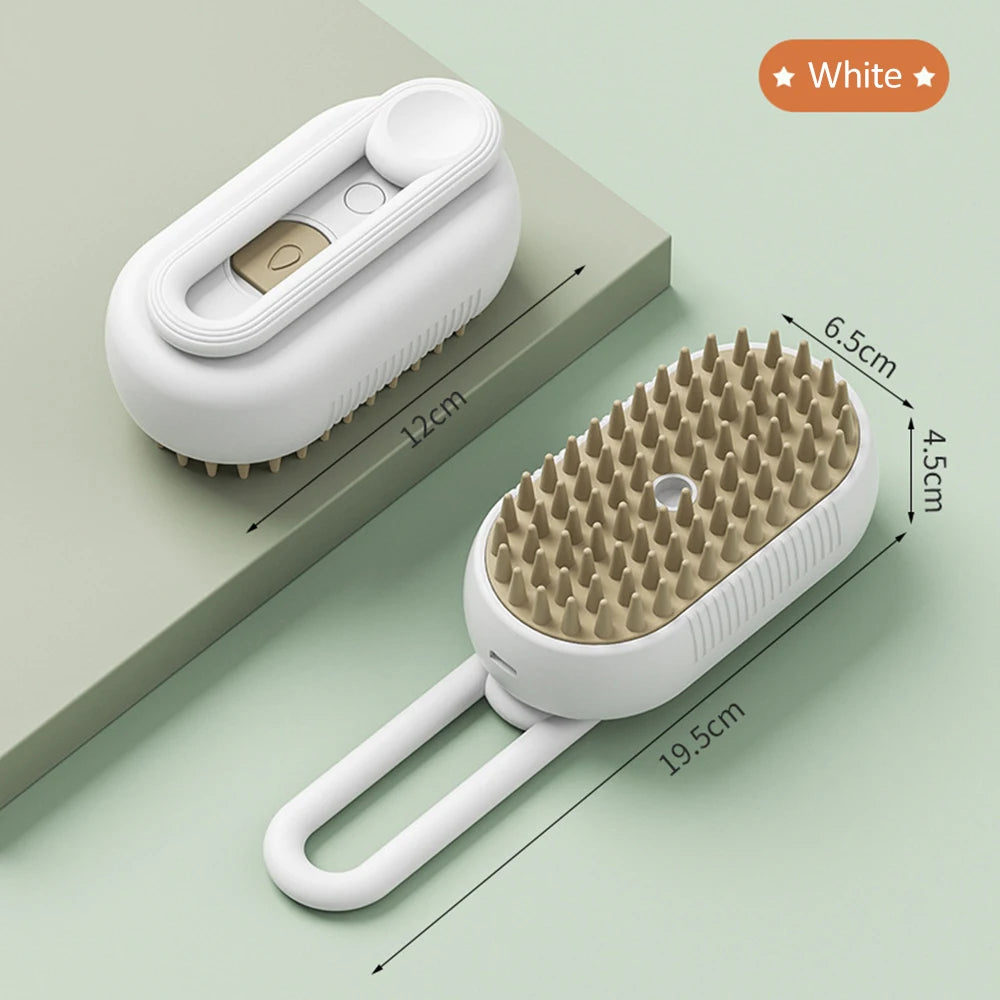 Brosse de toilettage électrique 3 en 1 pour animaux de compagnie, outil d'épilation et de massage pour chiens et chats